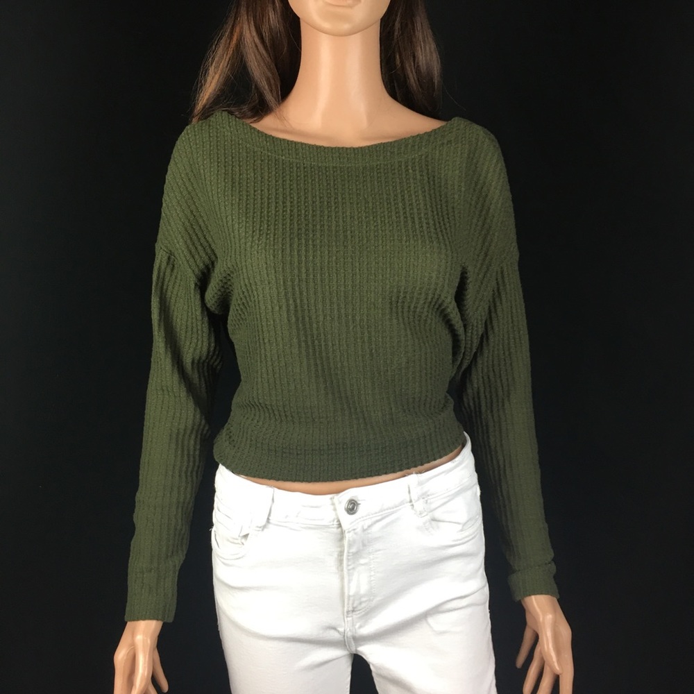 Popular Long Sleeve Ribbed Top - Picture 3 of 7